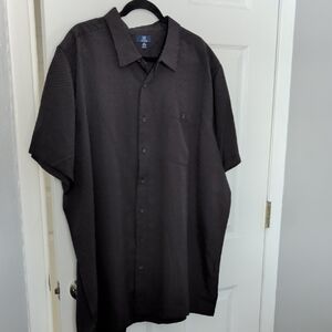 George Men's Charcoal Casual Button Down Shirt